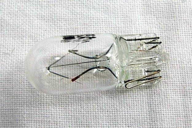 Signal Bulb White Glass W2.1x9.5D ,T10 12V 5W - ChinesePartsPro