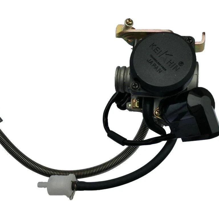 30mm x 19mm Keihin CVK 50cc carburetor from ChinesePartsUSA, showing detailed design and fit for efficient performance.