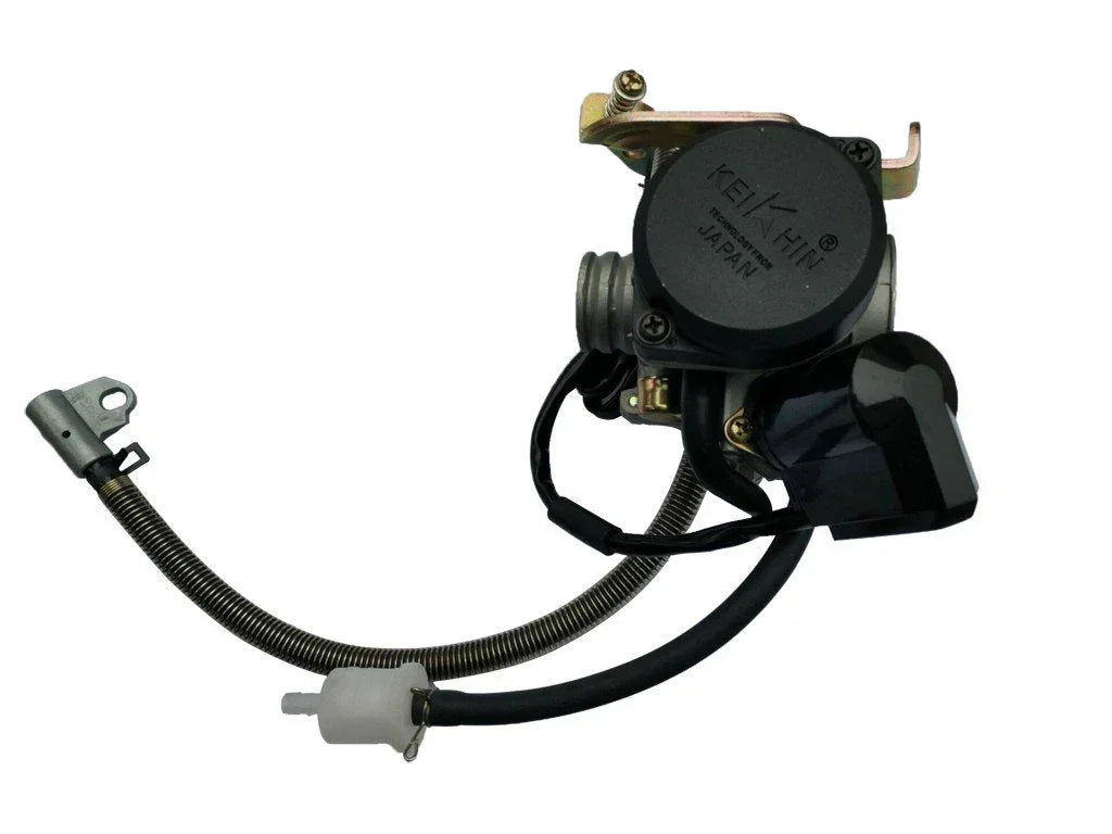 30 pack of 30mm by 19mm Keihin CVK 50cc carburetor parts from ChinesePartsUSA, showcasing multiple small engine carburetor components.