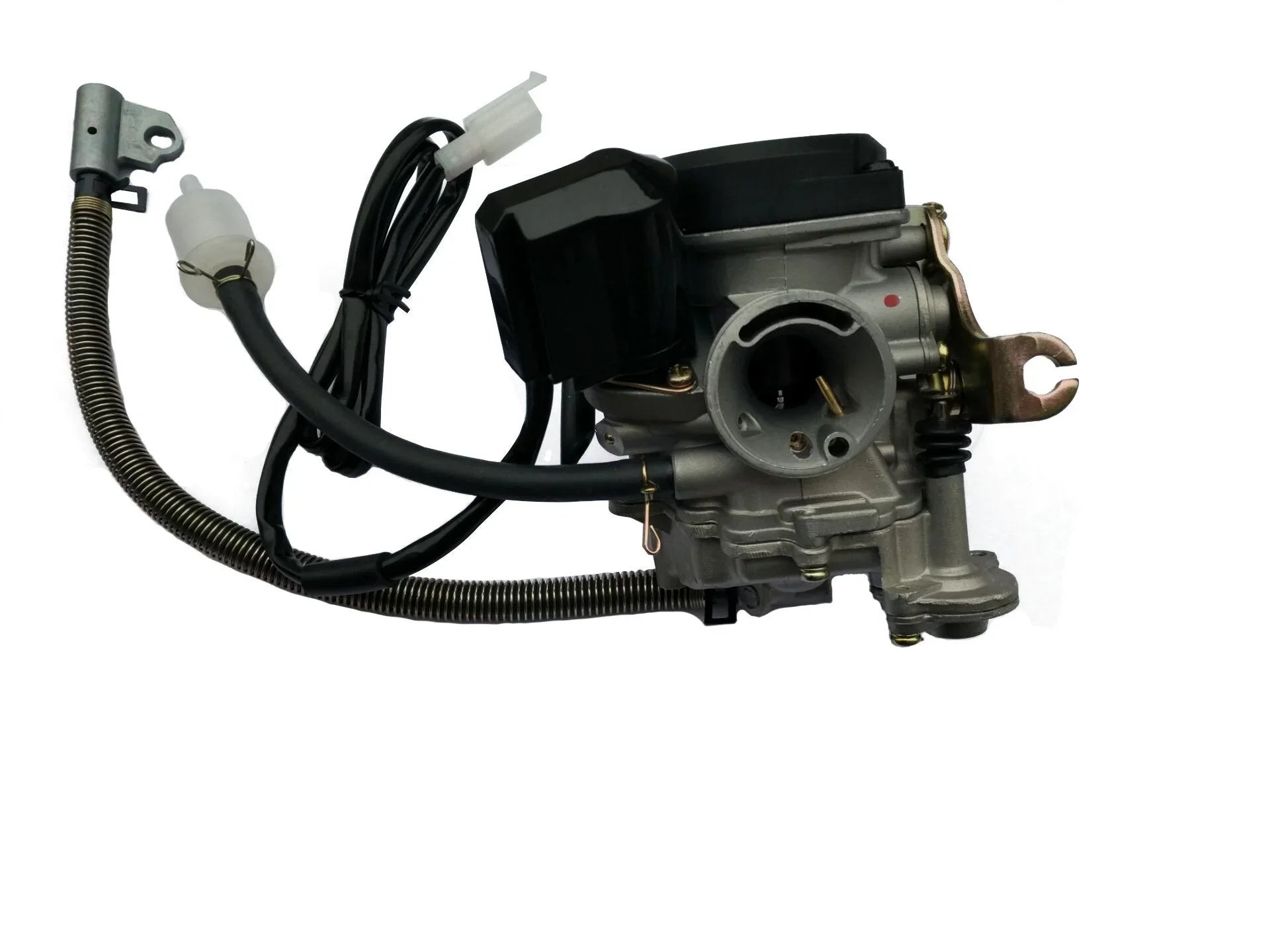 30mm by 19mm Keihin CVK carburetor, 30-pack from ChinesePartsUSA, ideal for 50cc engines and performance enhancement.