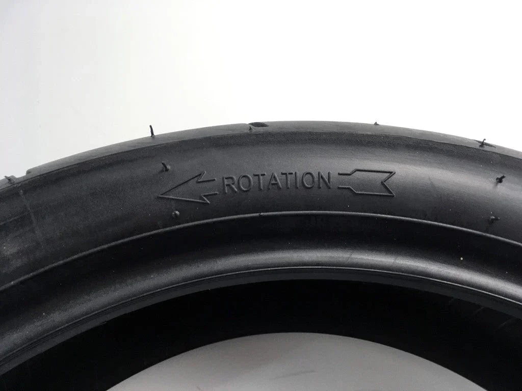 Tubeless 130/60-13 motorcycle scooter and moped tire from ChinesePartsUSA, suitable for front or rear use.