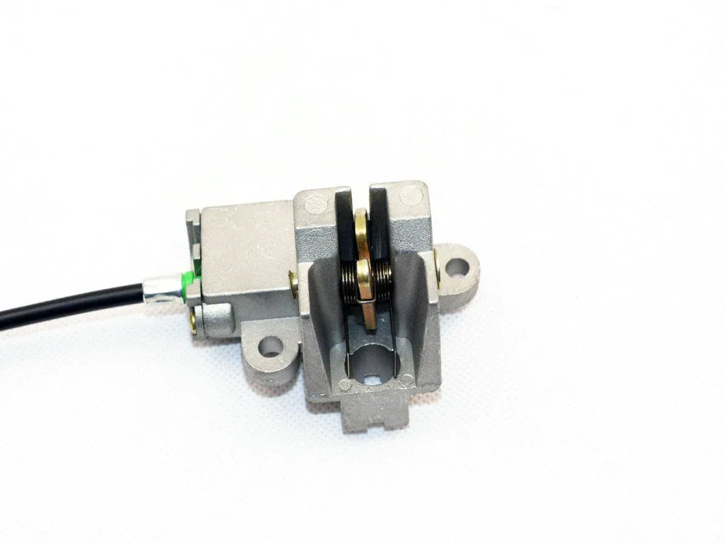 Universal ignition switch for scooter, ATV, or go-kart electrical system on white background