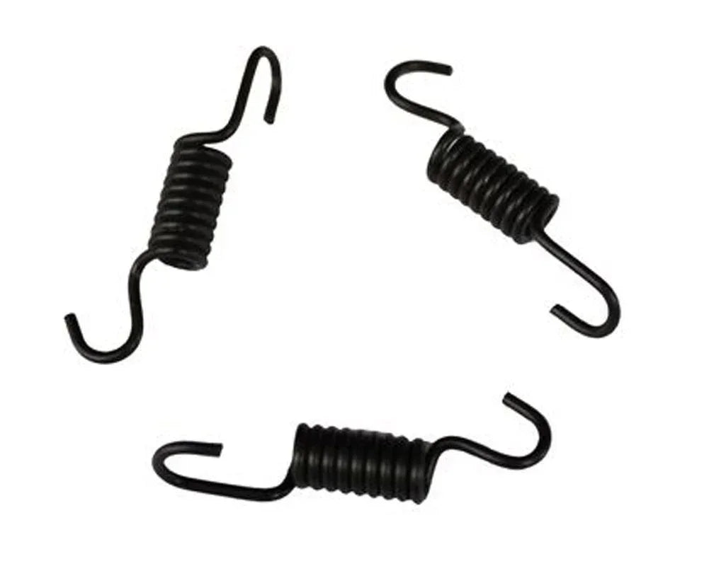 Set of three 42mm clutch springs for 47cc and 49cc Chinese pocket mini dirt bikes, compatible with pocket bike parts.