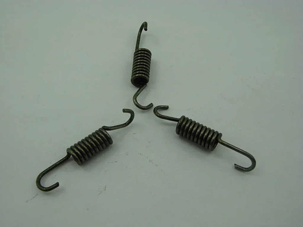 Set of three 42mm clutch springs for 47cc and 49cc Chinese pocket mini dirt bikes, compatible with pocket bike parts.