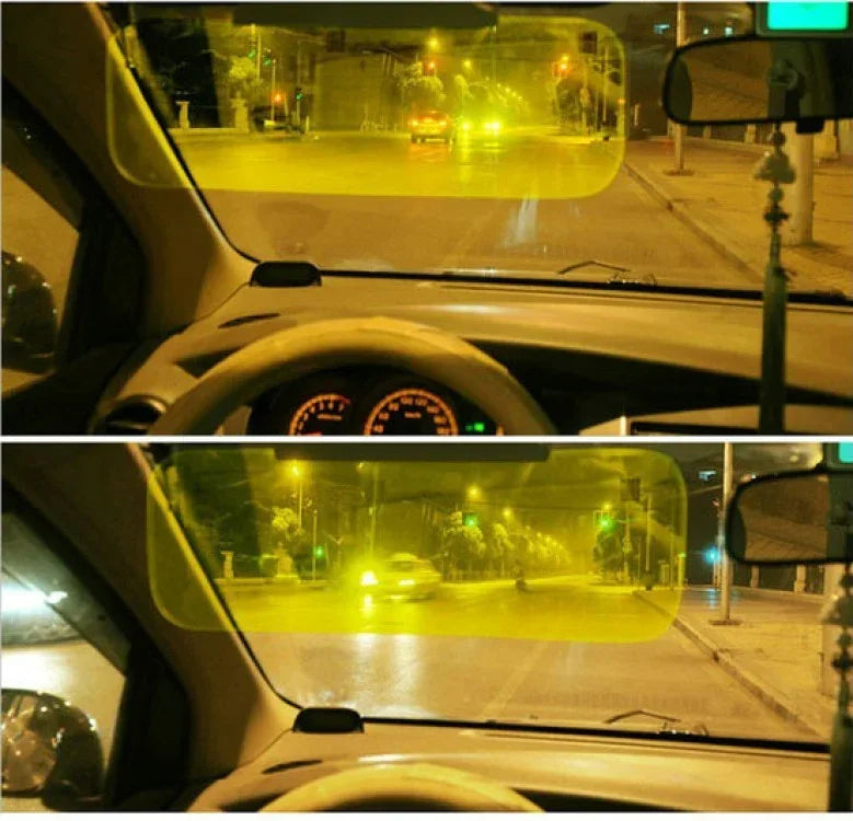 Universal new generation night car anti-glare sun visor by ChinesePartsUSA, designed to reduce glare and improve driving safety.