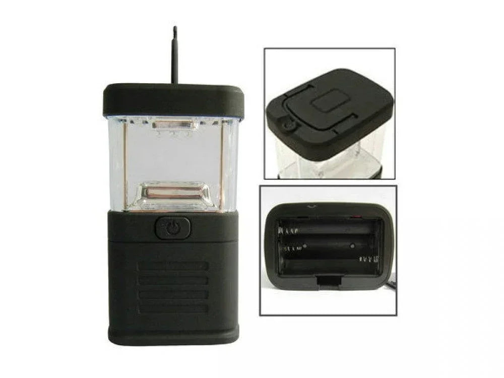ChinesePartsUSA 11 LED portable outdoor lantern lamp with bivouac light, ideal for camping and car use, compact and versatile.