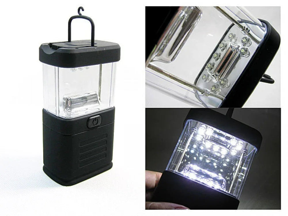 ChinesePartsUSA 11 LED portable outdoor lantern lamp, bivouac light suitable for car camping and outdoor adventures.