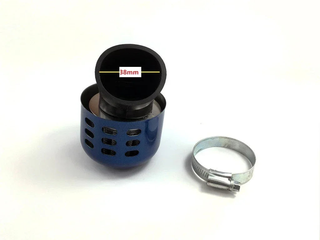ChinesePartsUSA 38mm 30-degree performance air filter cleaner for universal accessories, designed for optimal air filter maintenance.