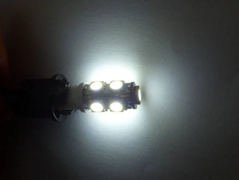 White 5050 LED bulb 12V from ChinesePartsUSA, suitable for universal automotive and accessory lighting applications.