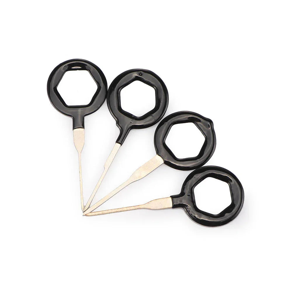11-piece auto car plug circuit board wire harness terminal extractor tool by ChinesePartsUSA, used for removing crimp pins and connectors.