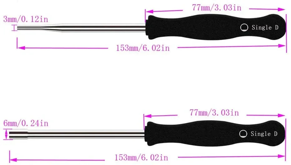 10-piece ChinesePartsUSA carburetor adjustment tool screwdriver kit for vehicle repair and specialty engine tuning.