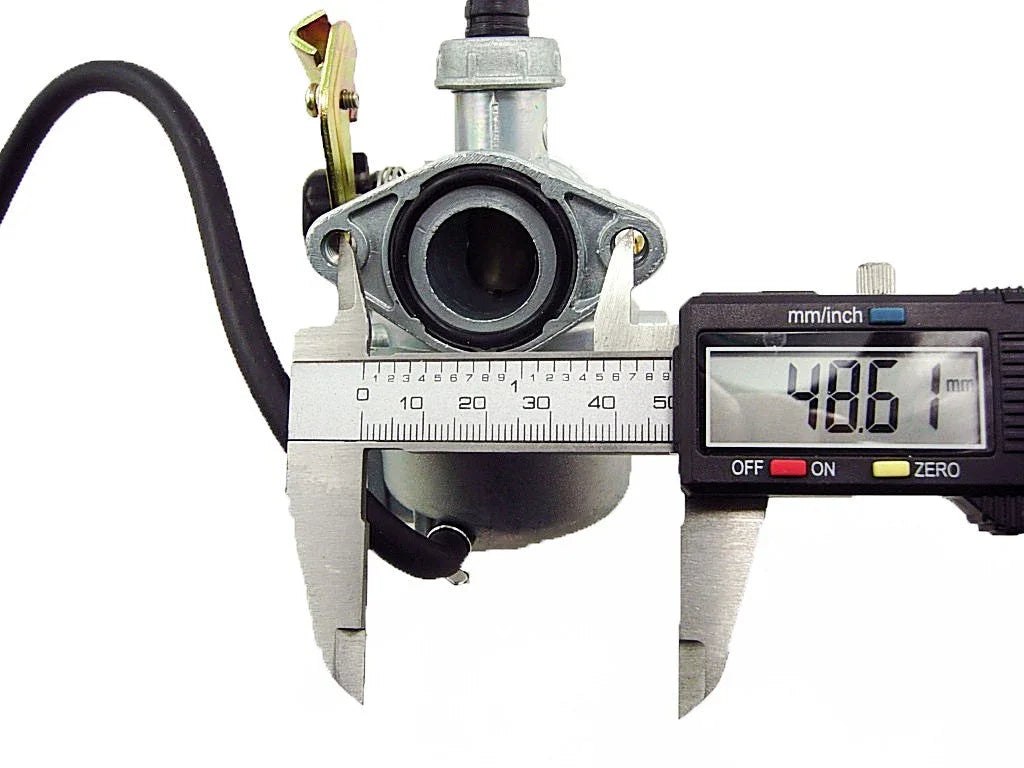 50cc 70cc 90cc 110cc PZ19 Carburetor w/ Choke Cable Bracket Dual Fuel Petcock - ChinesePartsPro