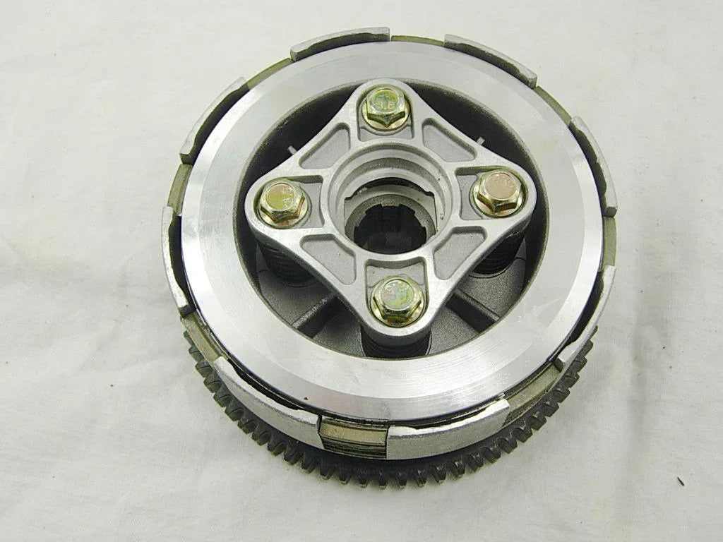 Dirt bike clutch assembly for Honda CG125 and CG150, compatible with 125cc and 150cc dirt pit bikes, vendor-unknown brand.