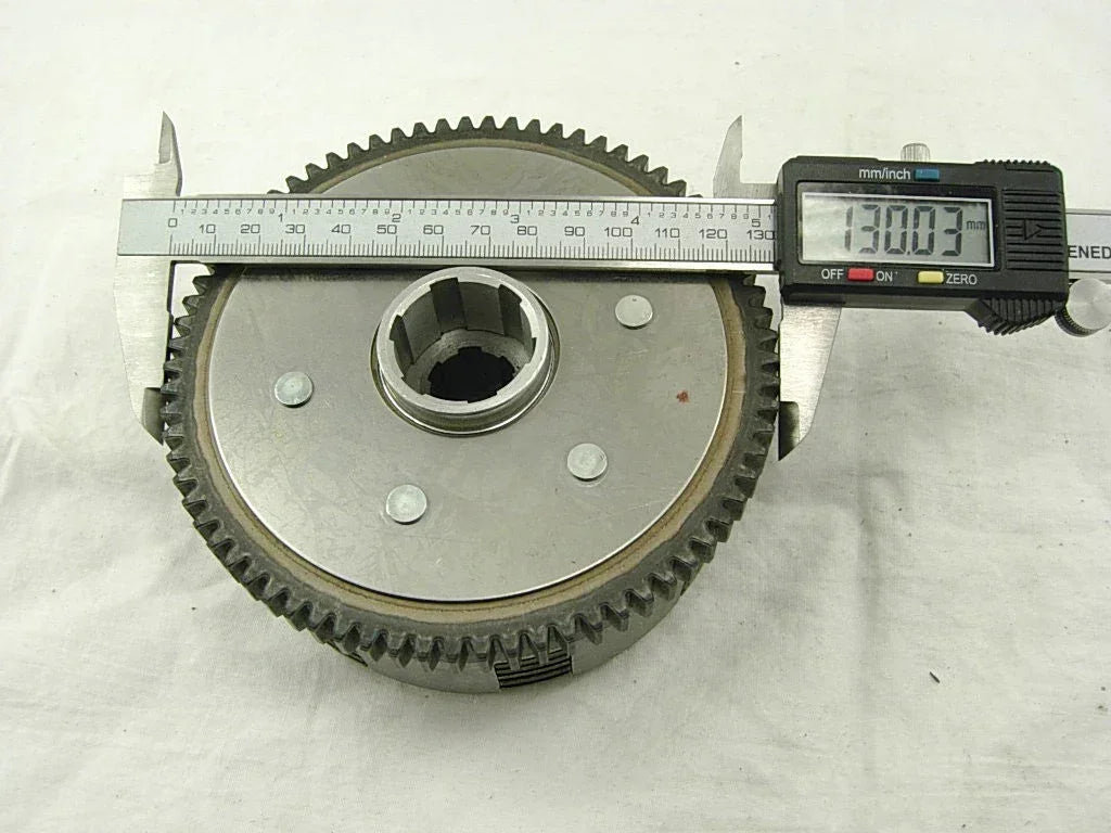 Dirt bike clutch assembly for Honda CG125 and CG150, 125cc and 150cc pit bike parts, compatible with upright engine motors.