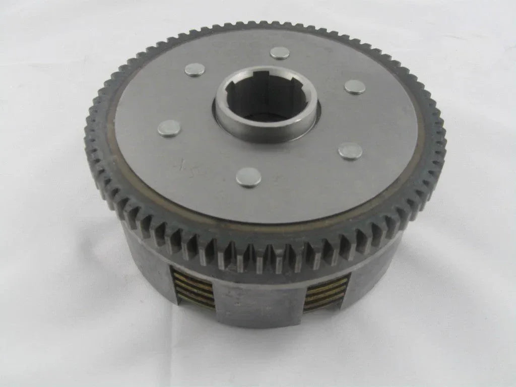 Dirt bike clutch assembly for Honda CG125 and CG150 125cc and 150cc pit bike engine, motorcycle parts for upright engines.