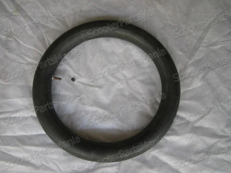 14-inch dirt bike front tube for off-road motorcycles, shown with valve stem and rubber casing.