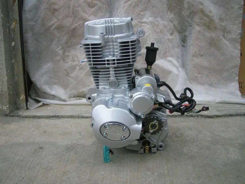 250cc dirt bike engine part from vendor-unknown, showing engine components and assembly details.