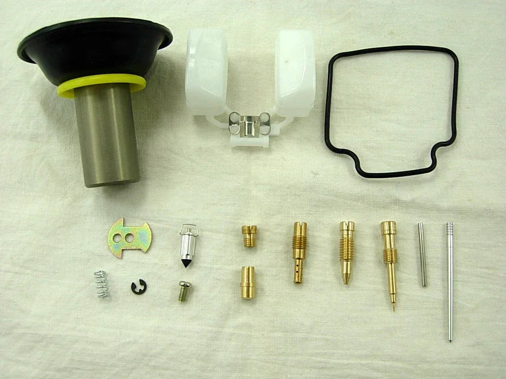24mm PD24 carburetor repair kit for GY6 125cc dirt bikes, includes essential parts for engine maintenance.