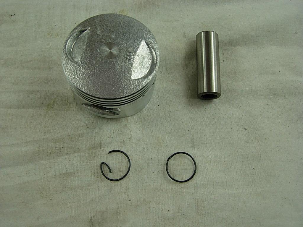 Dirt bike piston for 125cc engine, vendor-unknown brand, showing the metal piston component for motorcycle engine repair.