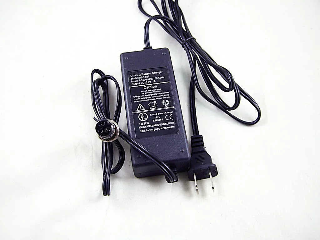 12V charger with 3-prong female plug, suitable for electronic devices, in a parts category image.