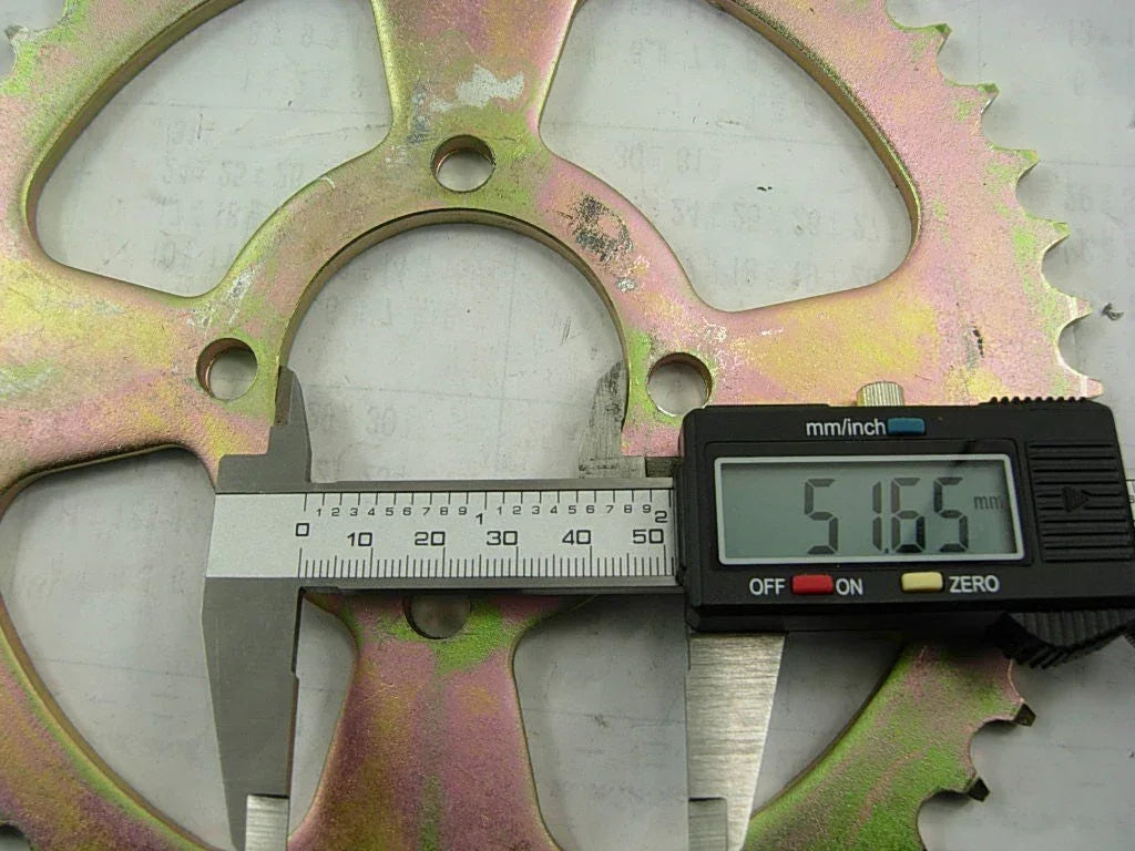 48-tooth sprocket from parts category, showing metal gear with teeth designed for bike or machinery applications