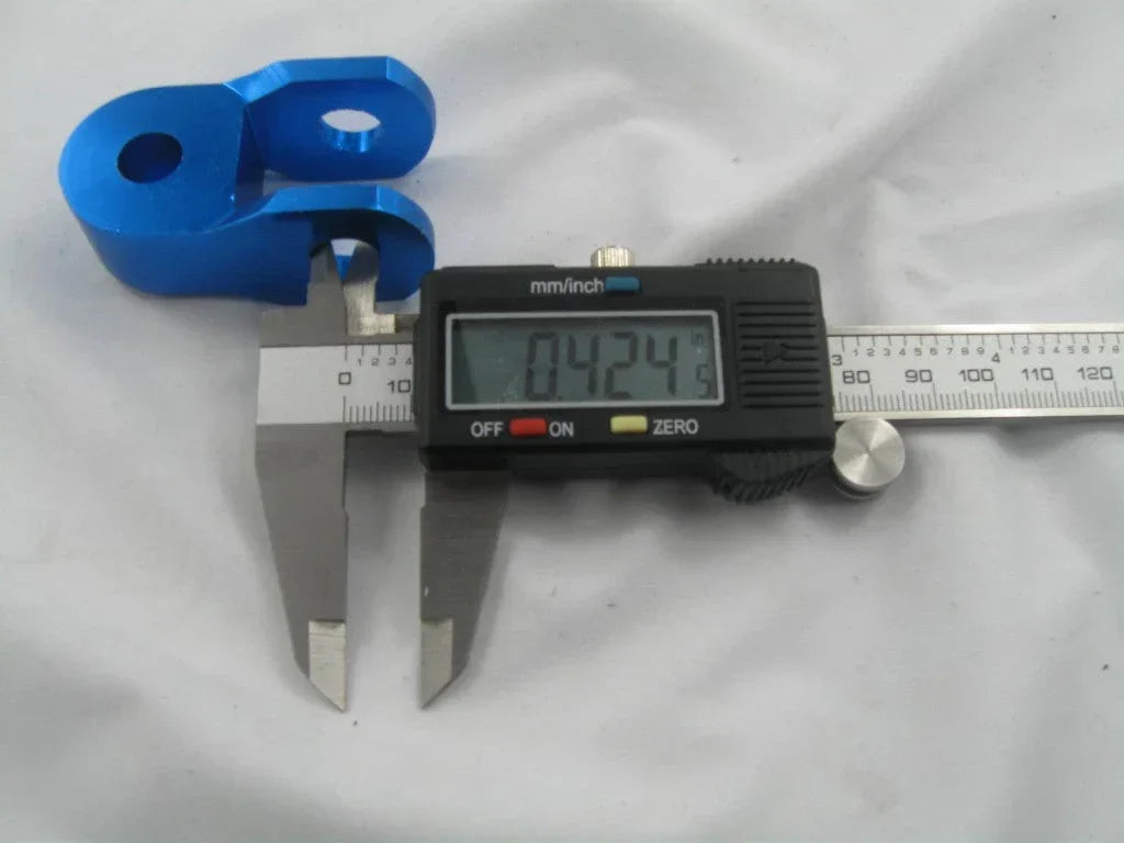 Absorber heighten connection for GY6 50cc and 150cc scooters, motorcycle parts, vendor-unknown.