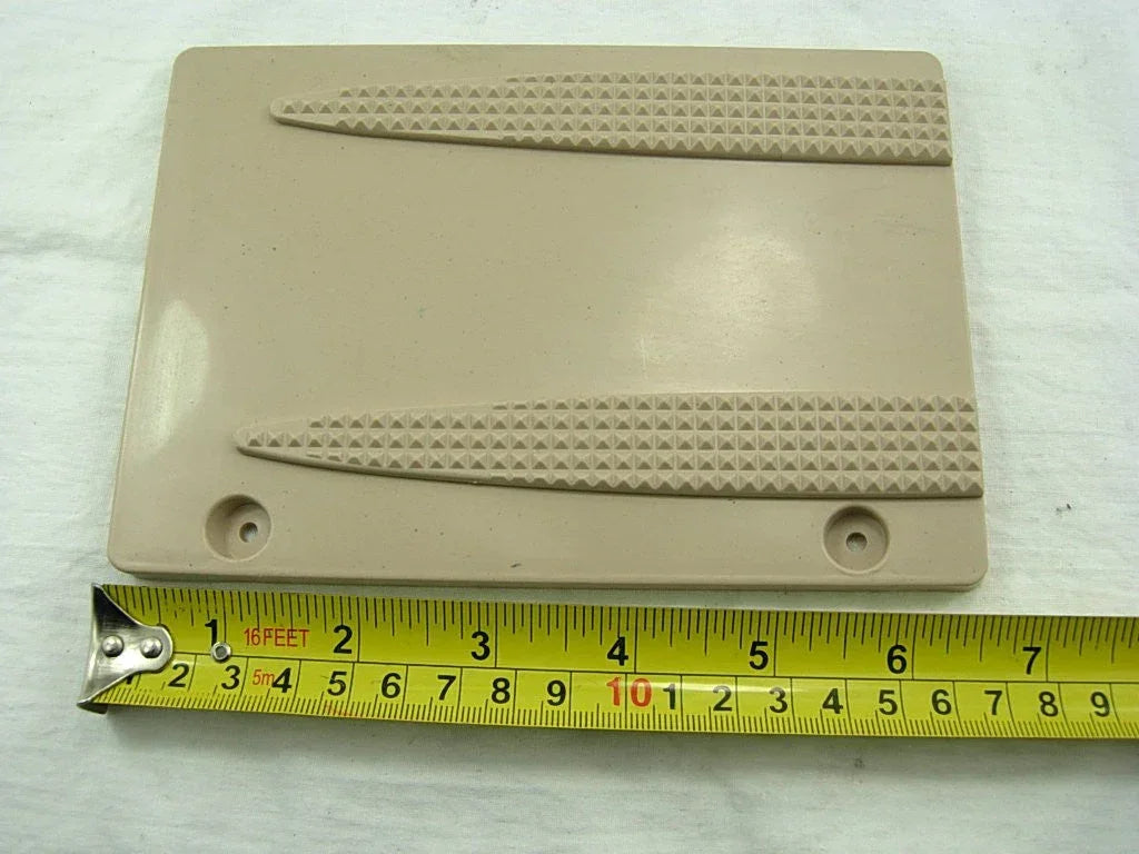 Battery cover for GY6 50cc scooter, black plastic part designed to protect the battery compartment.