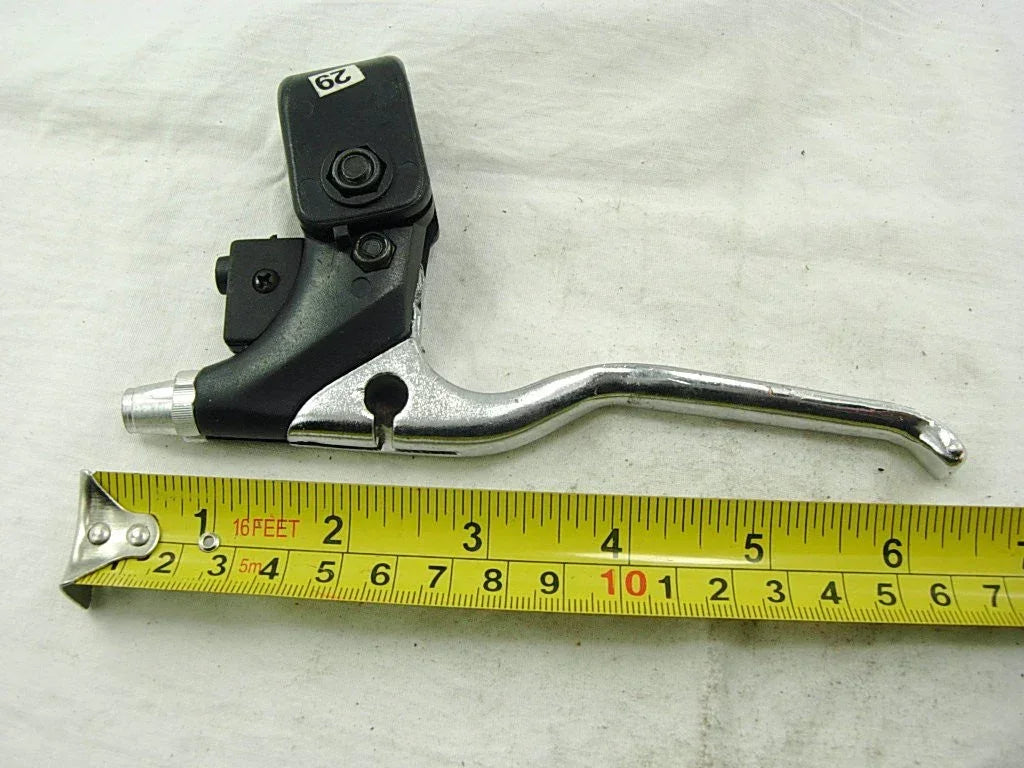 Front right brake lever for Pocket Mini bike, vendor-unknown parts category, designed for easy grip and smooth braking.