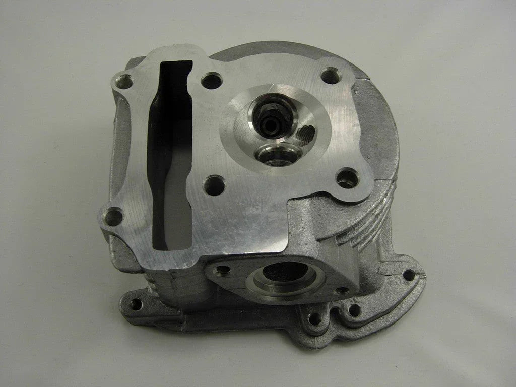 EGR style cylinder head for GY6 50cc and 60cc engines, compatible engine parts for small scooter engines.