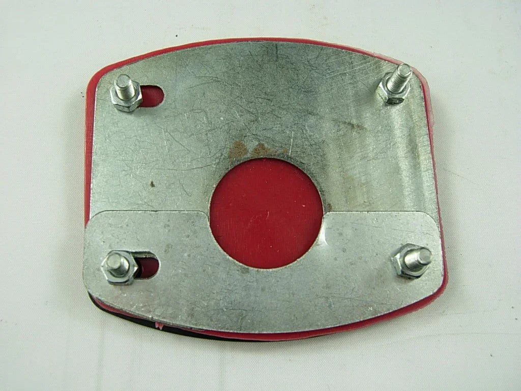 Footpeg cover for motorcycles, showcasing a durable design with textured grip for enhanced rider comfort and safety.