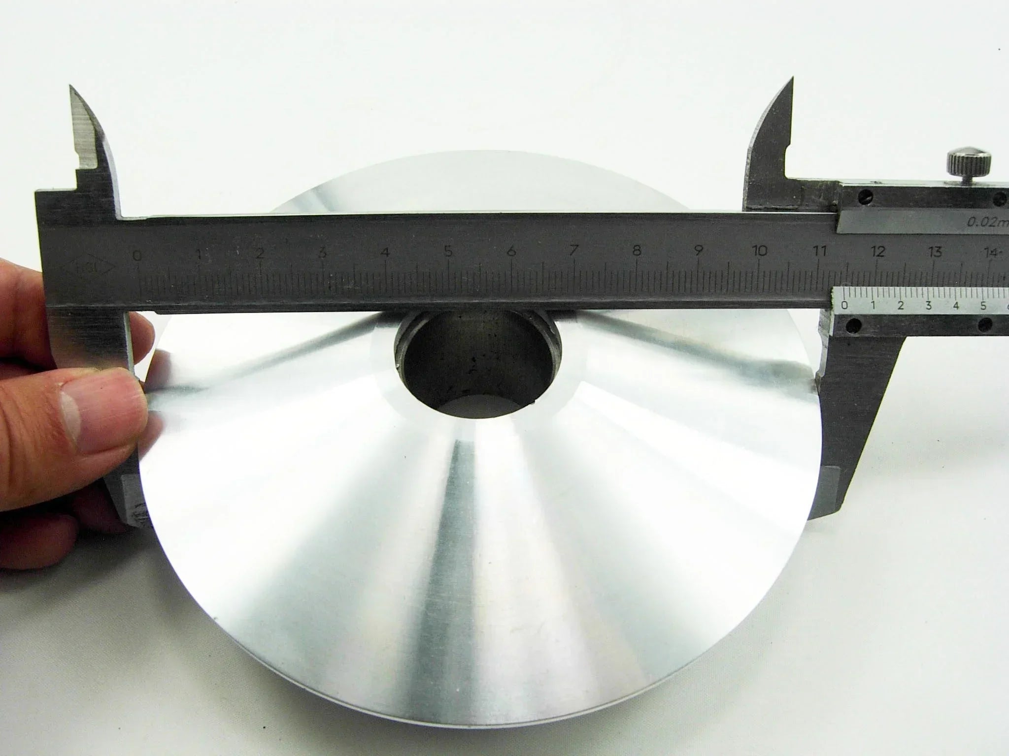 High performance variator drive pulley with 13g roller weights, showcasing detailed design and sturdy construction.