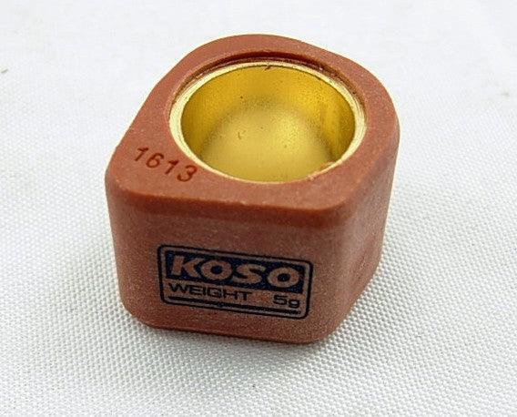 KOSO sliding roller weights set-5g DIO gy6 50cc 2-stroke Minarelli 1PE40QMB Jog engines - ChinesePartsPro