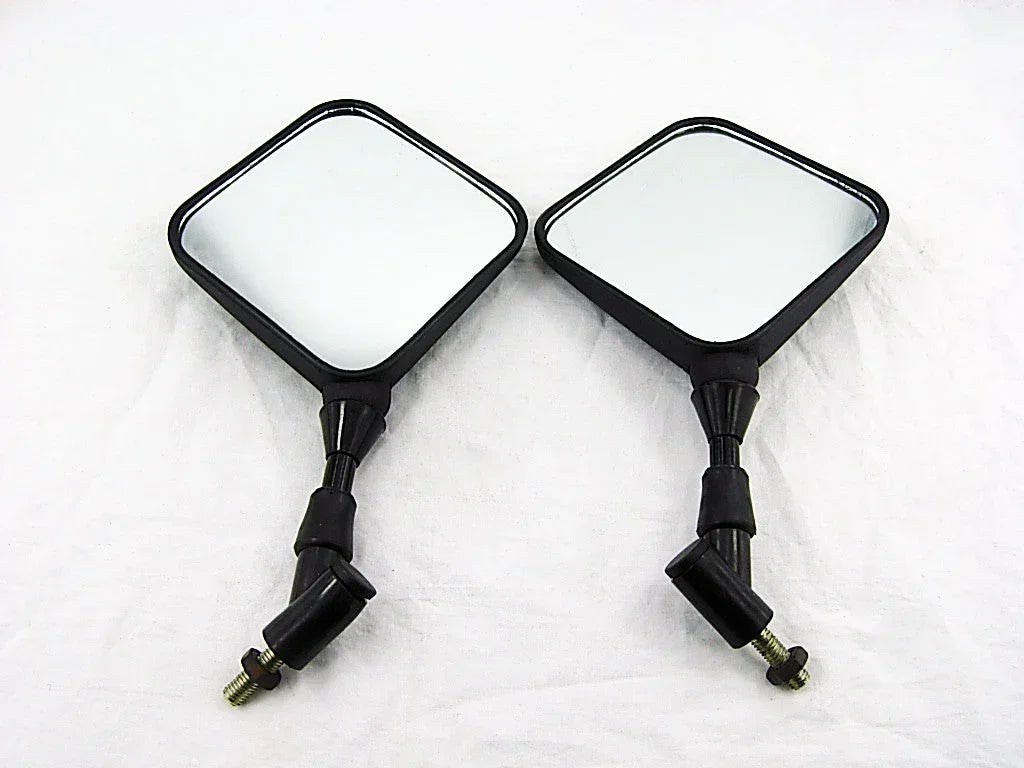 Set of 8mm mirror parts for GY6 scooters, compatible with various models, designed for easy installation and reliable use.