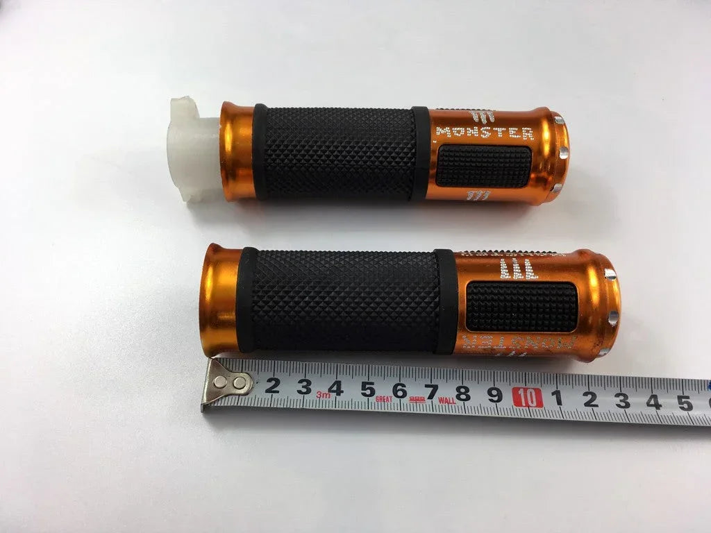 Motorcycle 7/8'' 22MM handle bar Motorbike handlebar grips For 22mm handlebar (Gold)