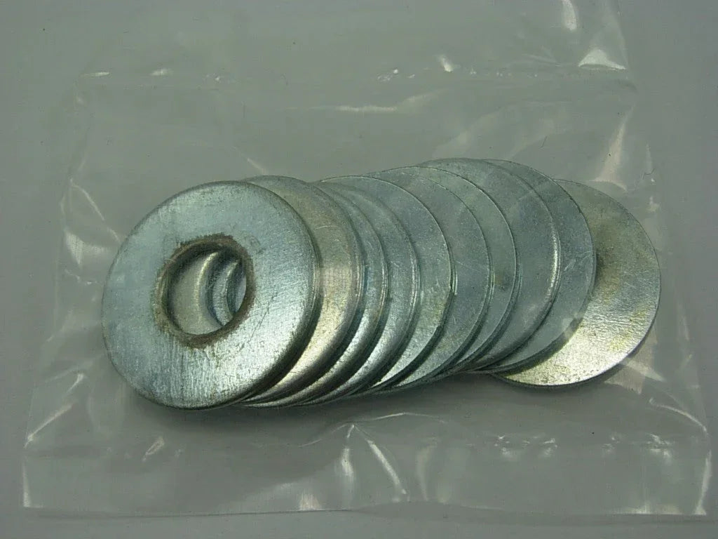 Set of 10 Q10x28 washers, small metal circular parts for machinery, vendor-unknown parts category, durable and precise fit