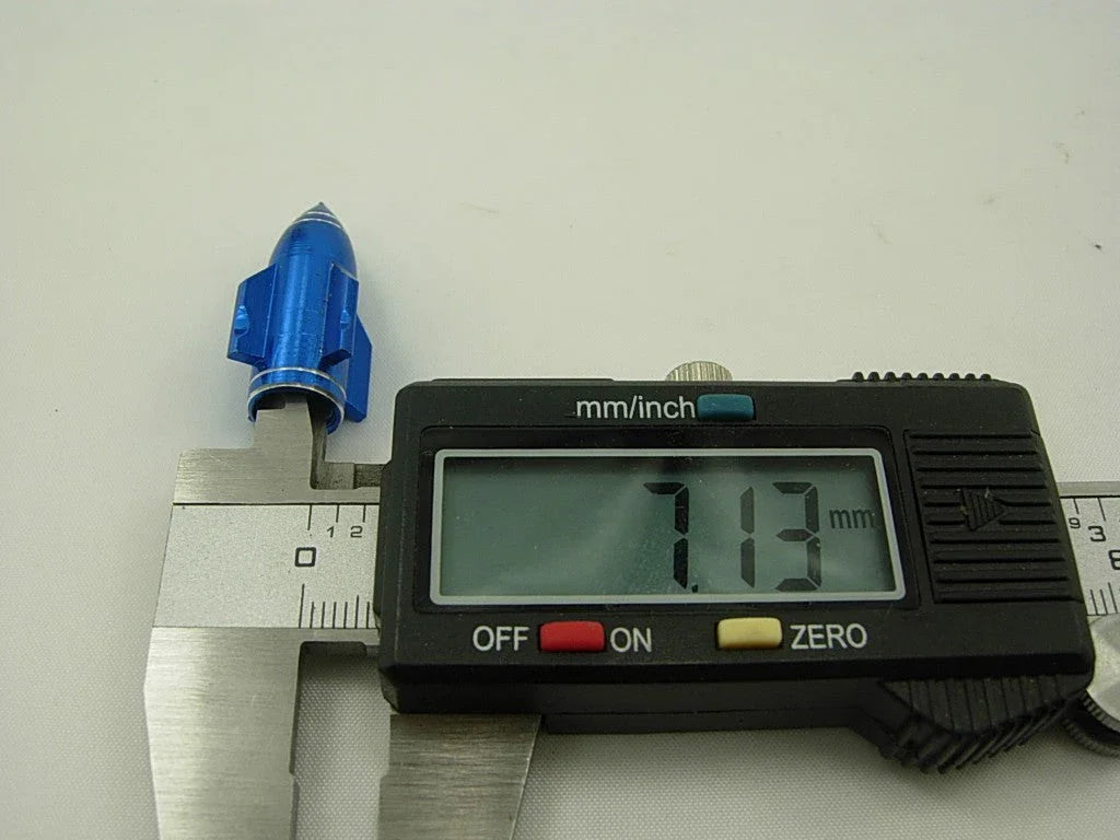 Alloy Valve Caps Blue M8 screw bolt nut - ChinesePartsPro