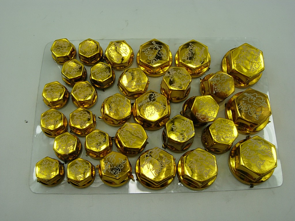 Bolt caps yellow M10 M8 M6 M5 screw bolt nut - ChinesePartsPro