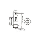 Bulb, Headlight, P15D-25-1, 12v 25/25w, - ChinesePartsPro