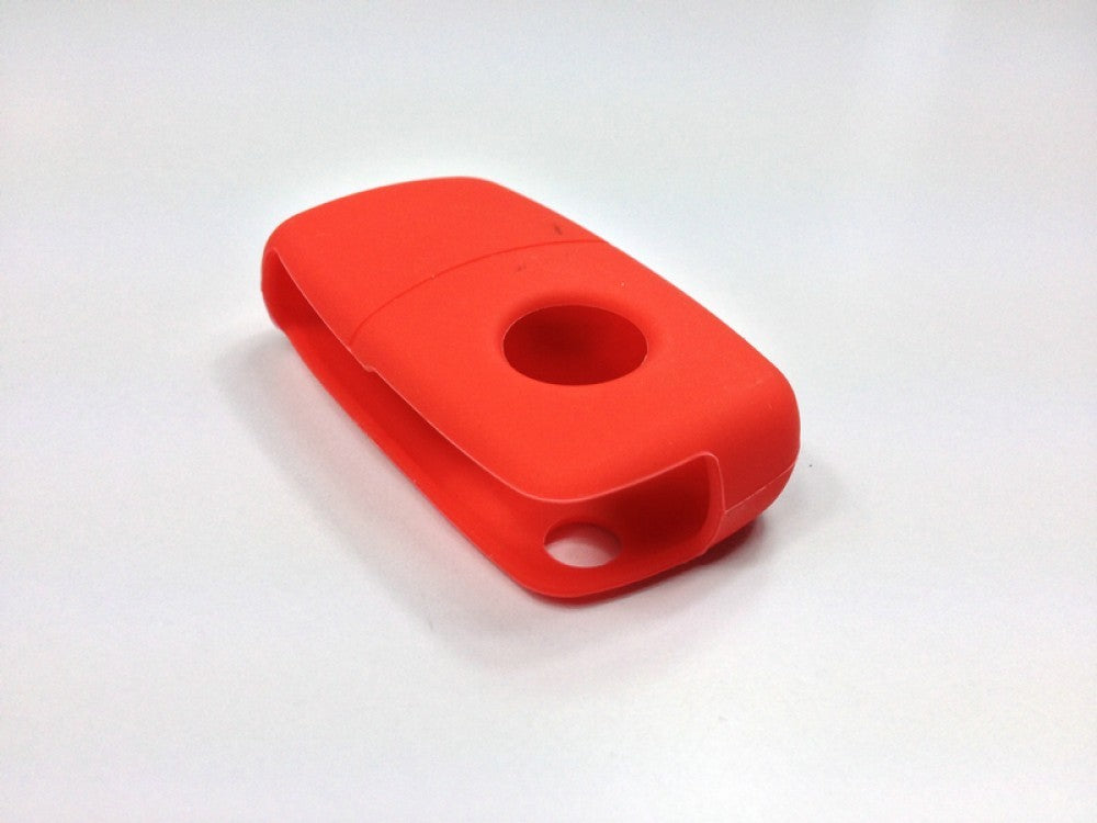 Remote Flip Key FOB silicone red key case cover holder