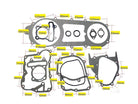 125cc GY6 Long-Case Gasket Set