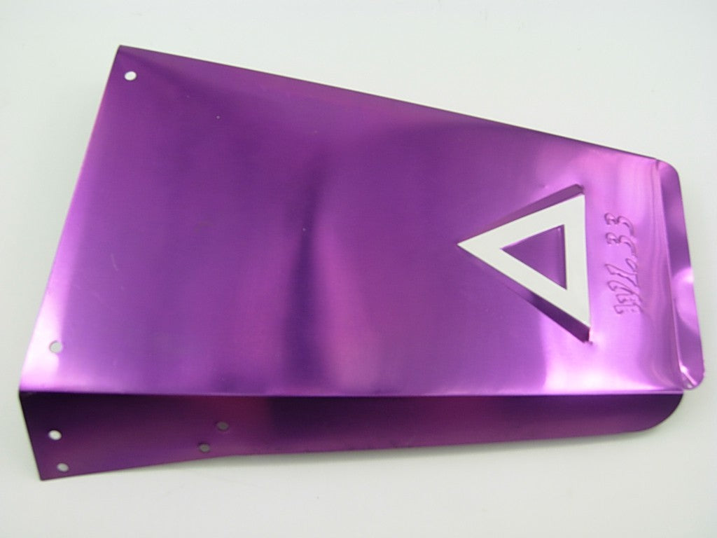 Alloy Rear Mud guard Purple colour - ChinesePartsPro