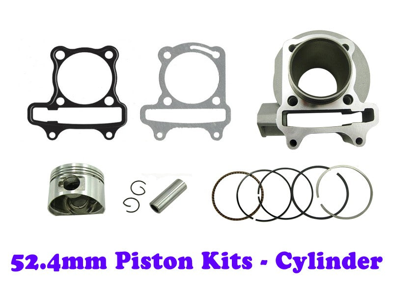 52.4mm GY6 150cc Cylinder Engine kit