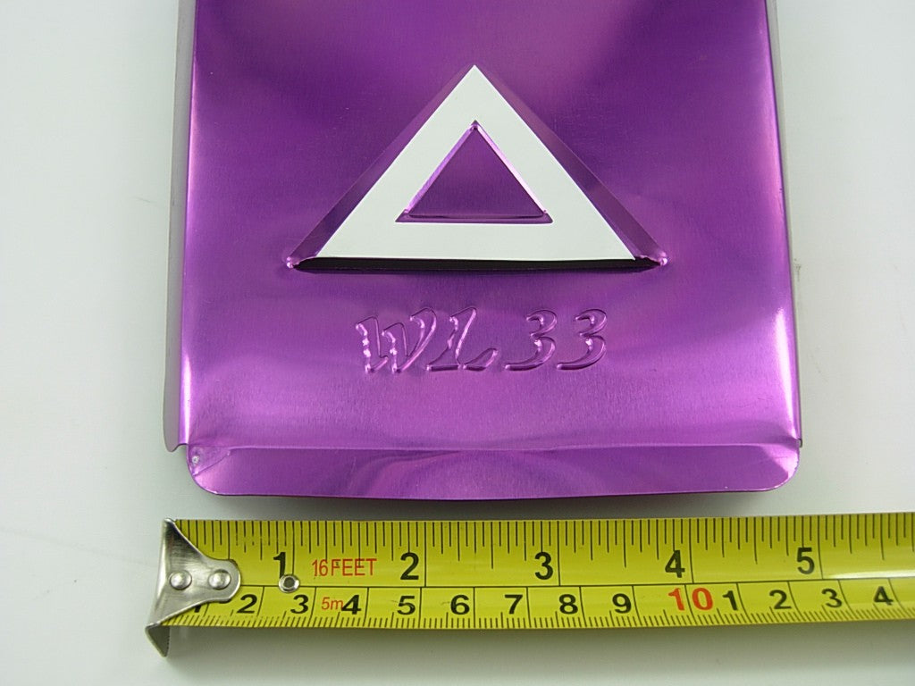 Alloy Rear Mud guard Purple colour - ChinesePartsPro