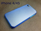 Ultra-thin 0.5mm Transparent Blue shell Cover Case For Apple iPhone 4 4S