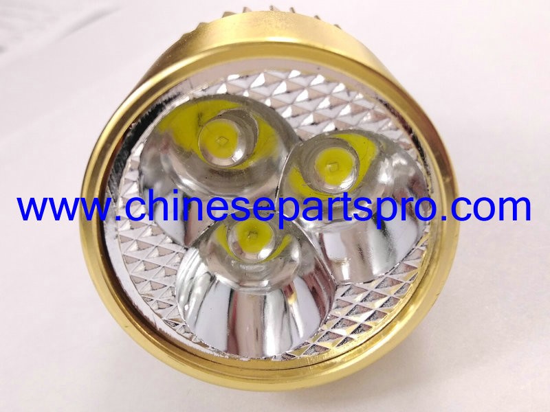 BA20D 6500K LED Super Bright 12V-85V 3 Beads Headlight for Motorcycle Scooter LED Light Bulb