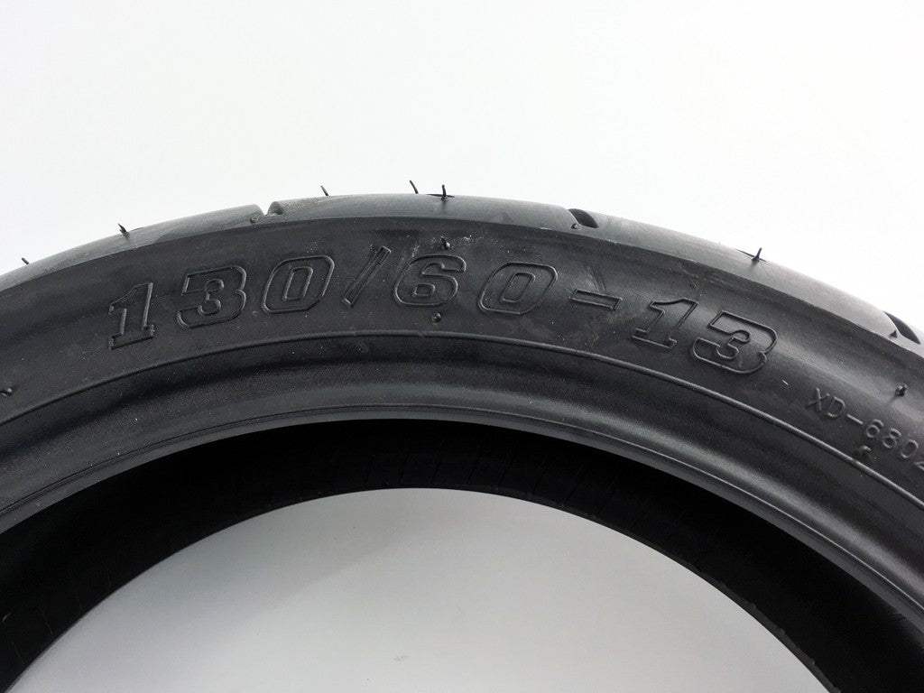 Tire 130/60-13 Tubeless Front/Rear Motorcycle Scooter Moped - ChinesePartsPro