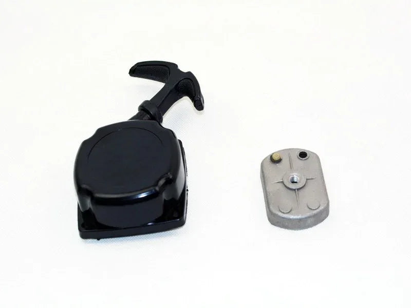Chinese Parts USA pull start pawl plate for 49cc pocket scotter mini moto 2-stroke engine, showing metal component and gear mechanism.