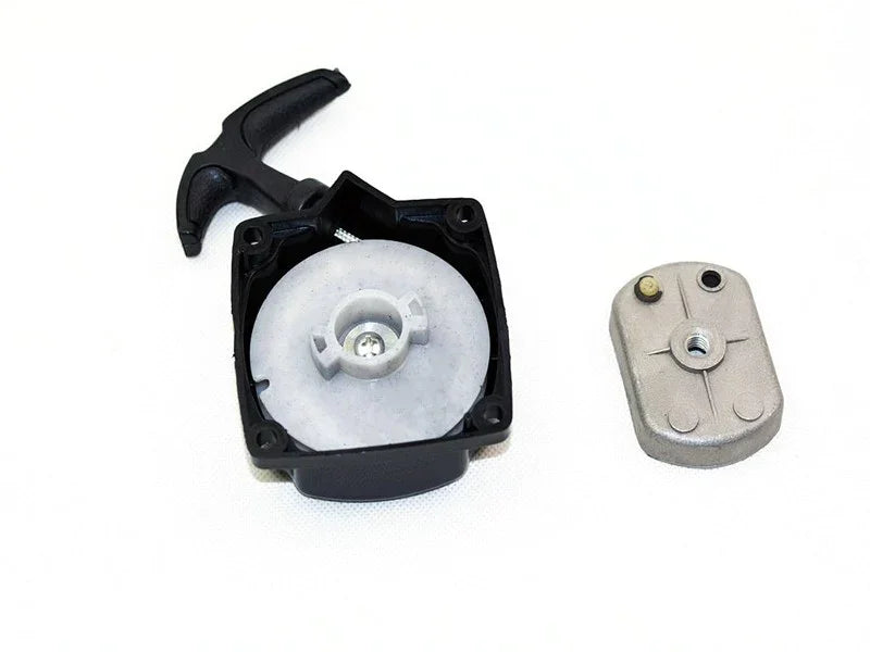 Chinese Parts USA pull start pawl plate for 49cc pocket Scotter mini moto 2-stroke engine, showing the metal component and mounting holes.