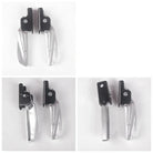 Aluminum chrome motorcycle footpegs and footboards by ChinesePartsUSA, showcasing a sleek design and sturdy construction.