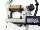 2 coil magneto stator for 50cc to 125cc ATV or dirt bike with digital caliper measurement